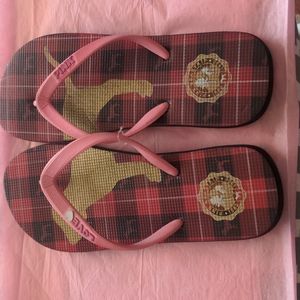 Vintage Victoria secret PINK flip flop bundle